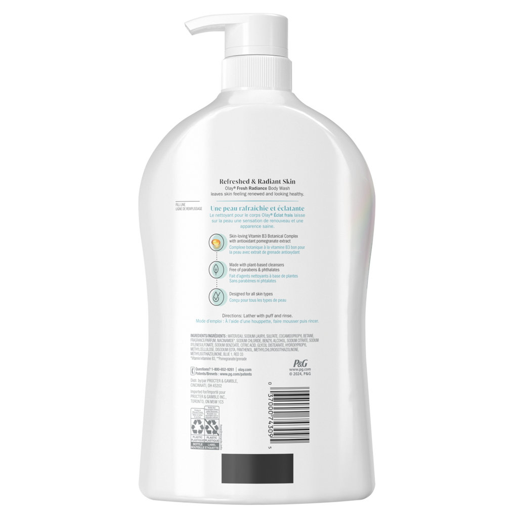 Olay Fresh Outlast Body Wash Notes Of Birch Water & Lavender - 33oz/4pk