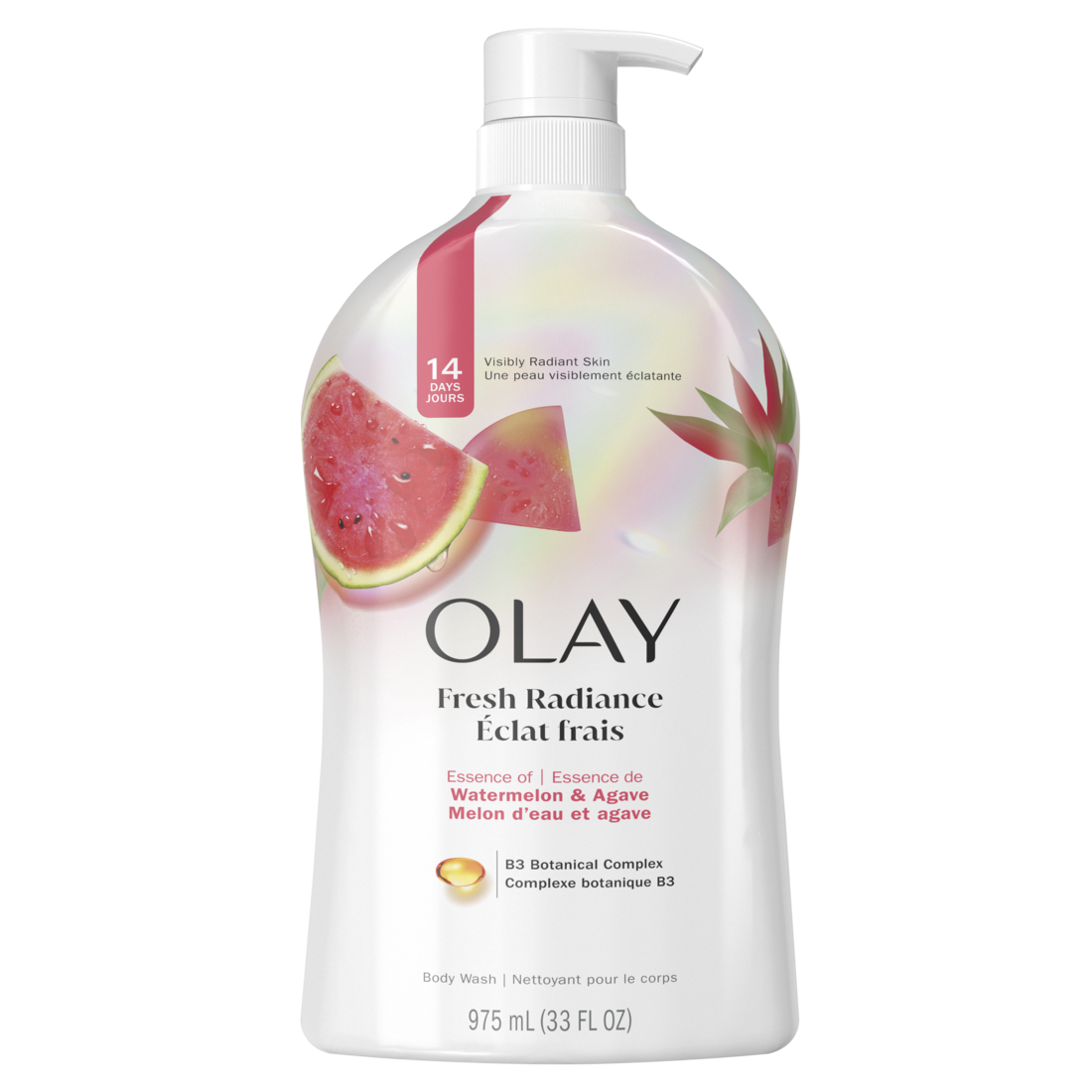 Olay Fresh Outlast Notes of Watermelon & Agave Body Wash - 33oz/4pk