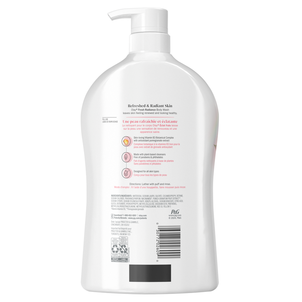 Olay Fresh Outlast Notes of Watermelon & Agave Body Wash - 33oz/4pk