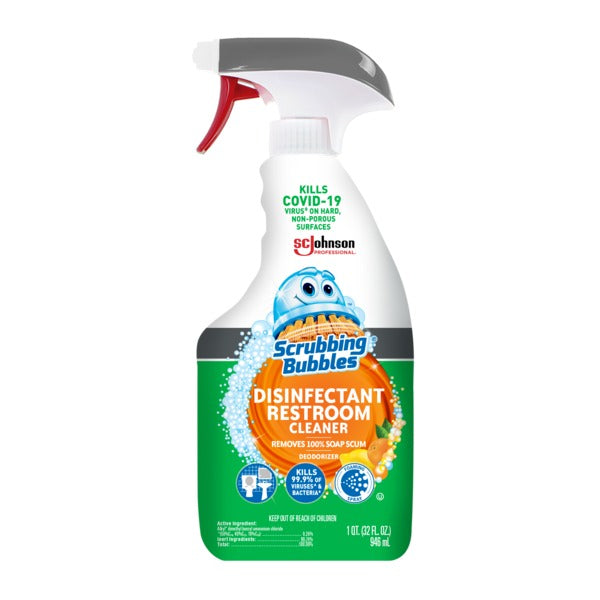 Scrubbing Bubbles Disinfectant Restroom Cleaner - 32oz/8pk