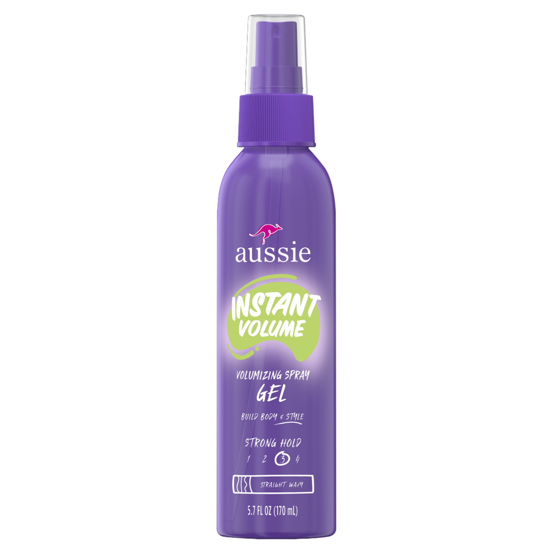 Aussie Instant Volume Volumizing Spray Gel For Wavy Hair And Straight Hair - 5.7oz/12pk