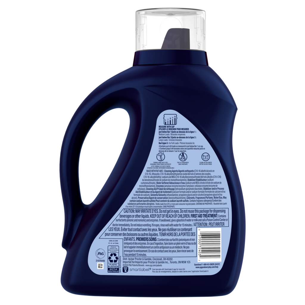 Cheer Liquid Laundry Detergent 64 Loads HE Compatible - 92oz/4pk