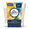 Glade Candle Sunshine Coastal Citrus - 4.08oz/6pk