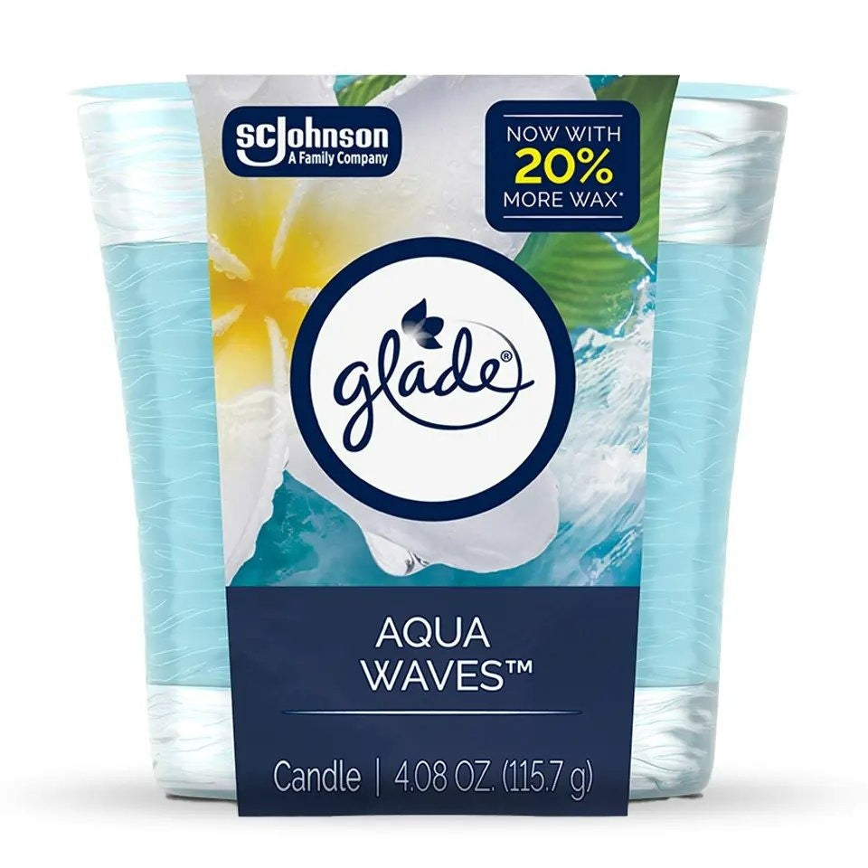 Glade Candle Aqua Waves - 4.08oz/6pk