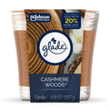 Glade Candle Cashmere Woods - 4.08oz/6pk