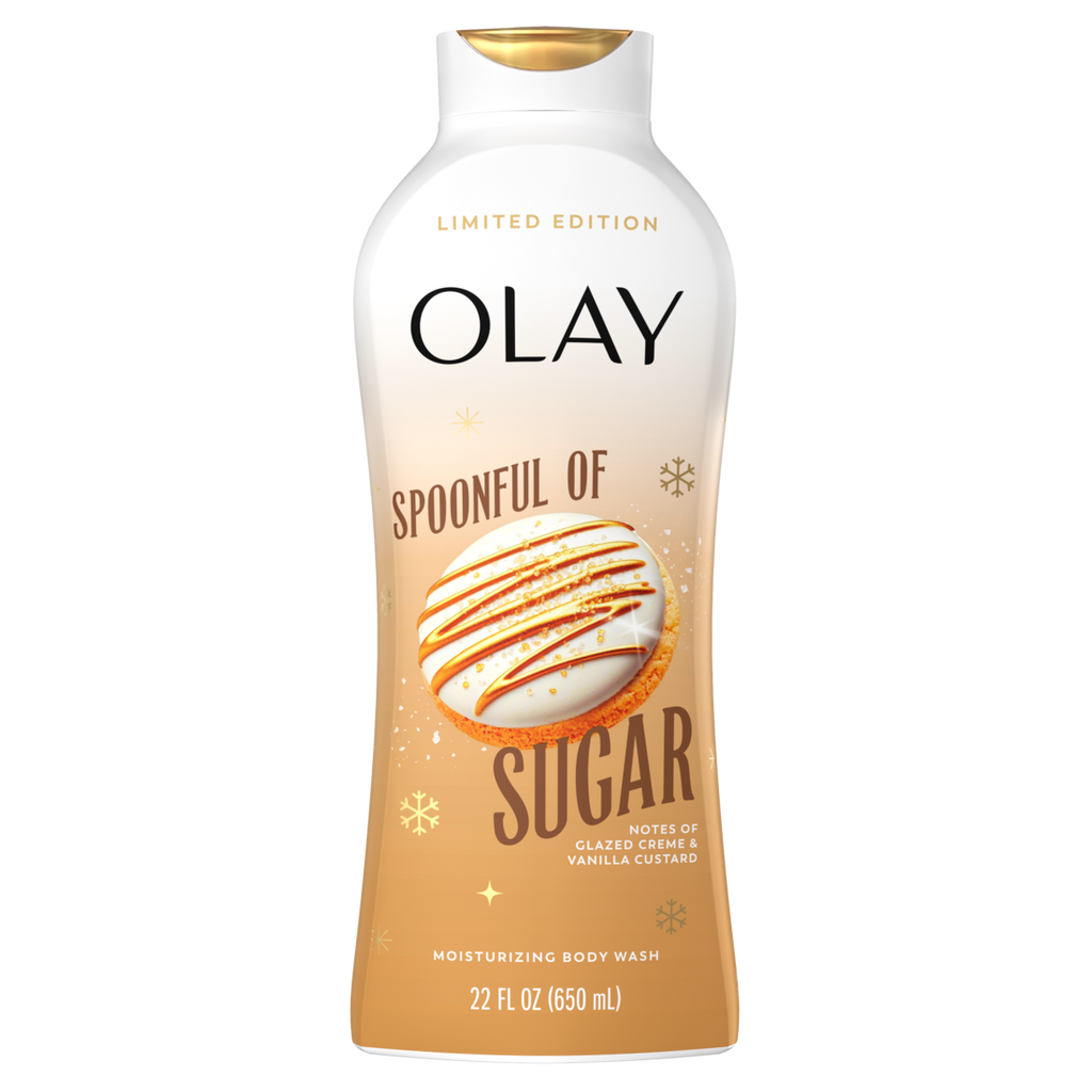 Olay Limited Edition Moisturizing Body Wash Spoonful of Sugar Hydrating Body Wash - 22oz/4pk