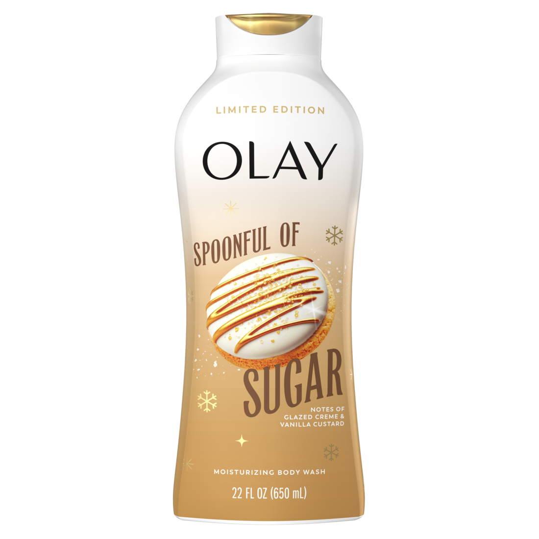 Olay Limited Edition Moisturizing Body Wash Spoonful of Sugar Hydrating Body Wash - 22oz/4pk
