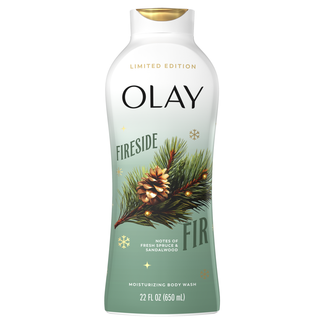 Olay Limited Edition Moisturizing Body Wash Fireside Fir Hydrating Body Wash - 22oz/4pk