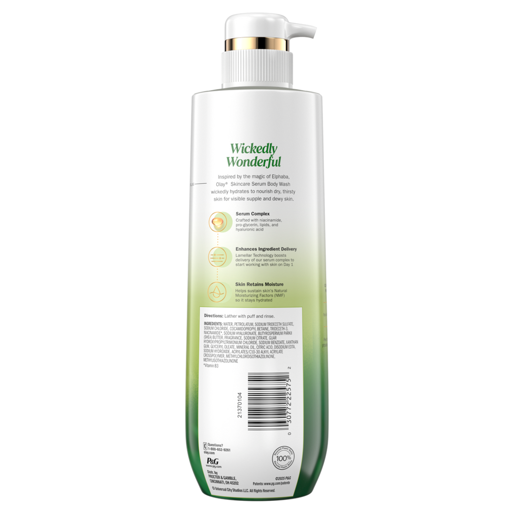 Olay Limited Edition Serum Body Wash Wickedly Wonderful Elphabas Edition Hydrating Body Wash - 20oz/4pk