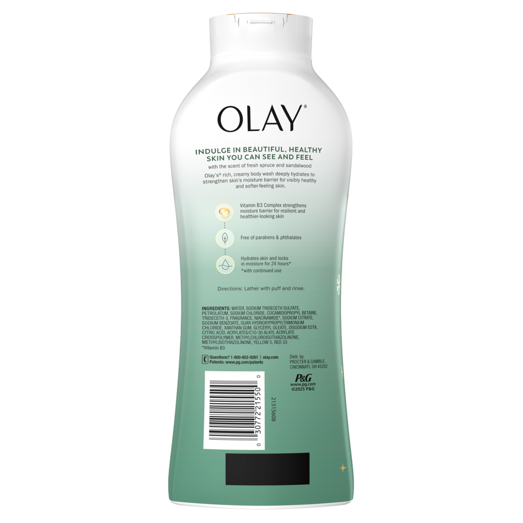 Olay Limited Edition Moisturizing Body Wash Fireside Fir Hydrating Body Wash - 22oz/4pk