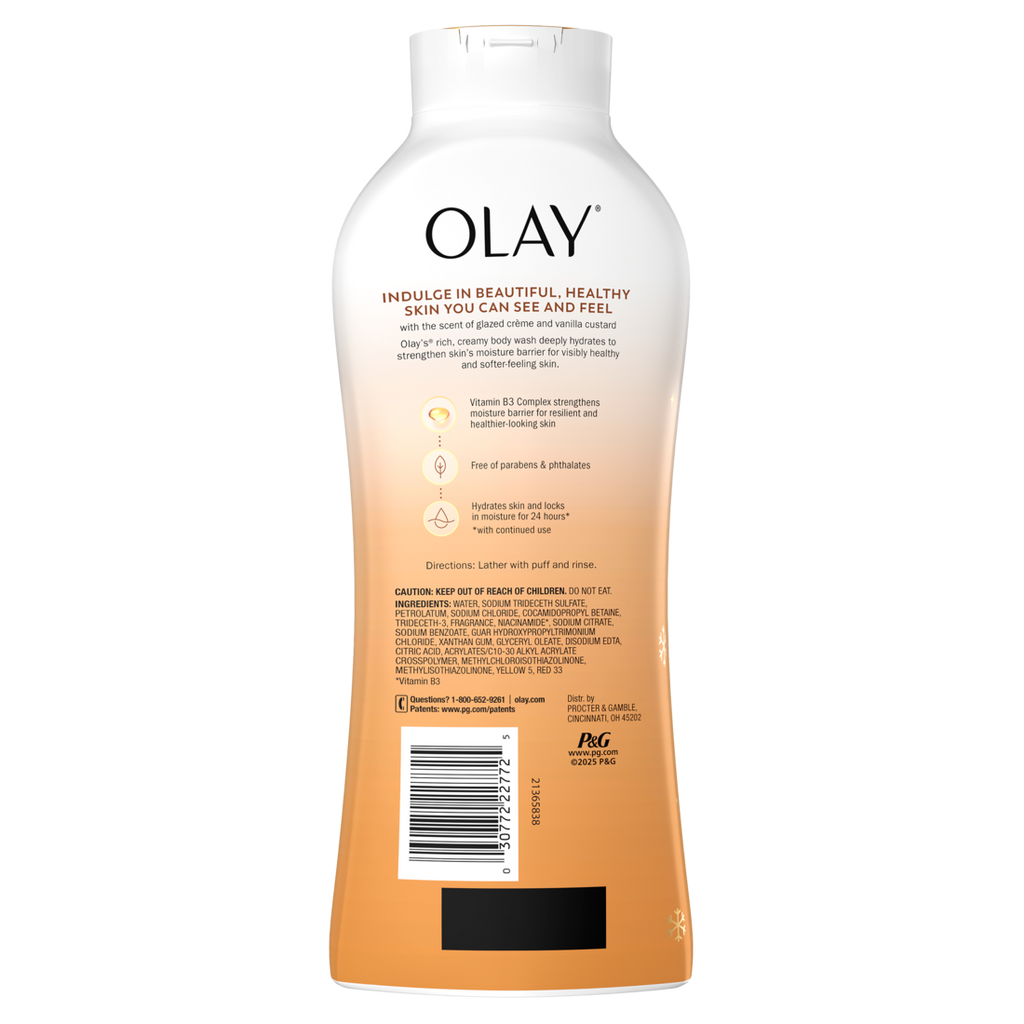 Olay Limited Edition Moisturizing Body Wash Spoonful of Sugar Hydrating Body Wash - 22oz/4pk