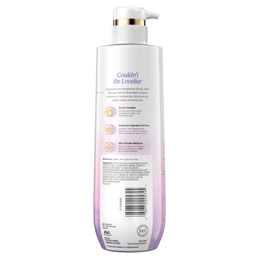 Olay Limited Edition Serum Body Wash Couldnt Be Lovelier Glindas Edition Hydrating Body Wash - 20oz/4pk