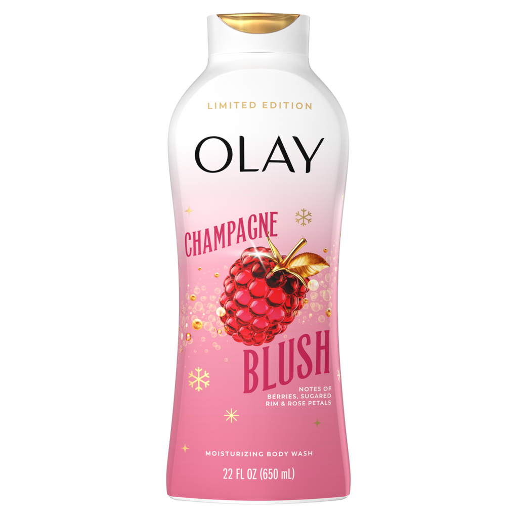 Olay Limited Edition Moisturizing Body Wash Champagne Blush Hydrating Body Wash - 22oz/4pk