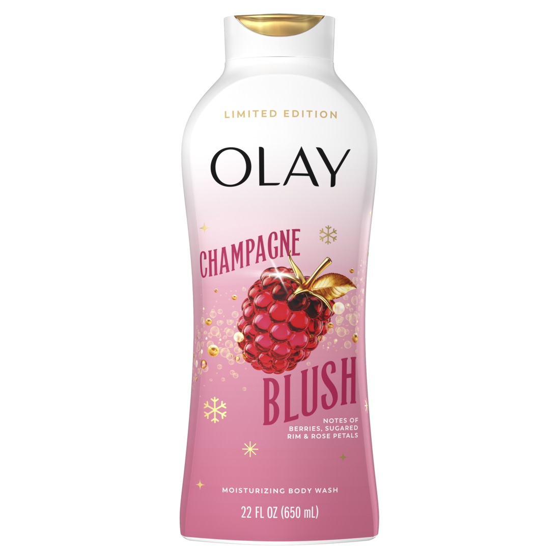 Olay Limited Edition Moisturizing Body Wash Champagne Blush Hydrating Body Wash - 22oz/4pk