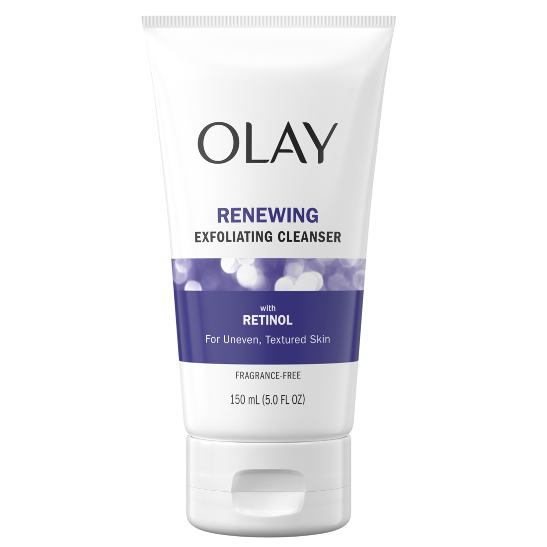 Olay Renewing Retinol Face Cleanser Fragrance Free Exfoliating Face Wash With Retinoid Complex - 5oz/12pk