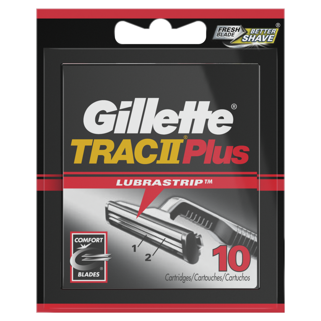 Gillette Trac II Plus Razor Blade Refills - 10ct/6pk