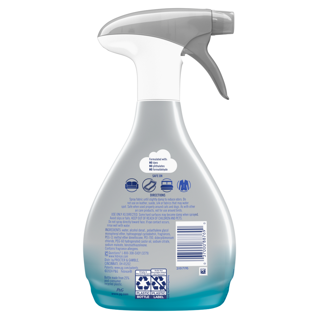 Febreze Odor-Fighting Fabric Refresher Heavy Duty Crisp Clean - 16.9oz/6pk