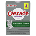 Cascade Platinum Dishwasher Cleaner - 3ct/6pk