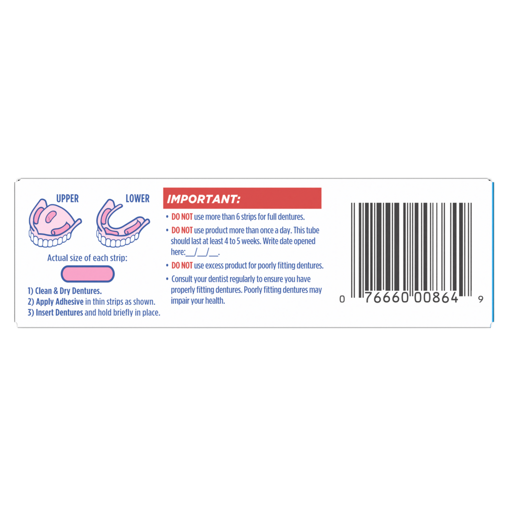 Fixodent Original Secure Denture Adhesive - 1.4oz/24pk