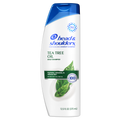Head And Shoulders Dandruff Shampoo Anti-Dandruff Treatment Tea Tree Oil For Daily Use Paraben Free - 12.5oz/6pk