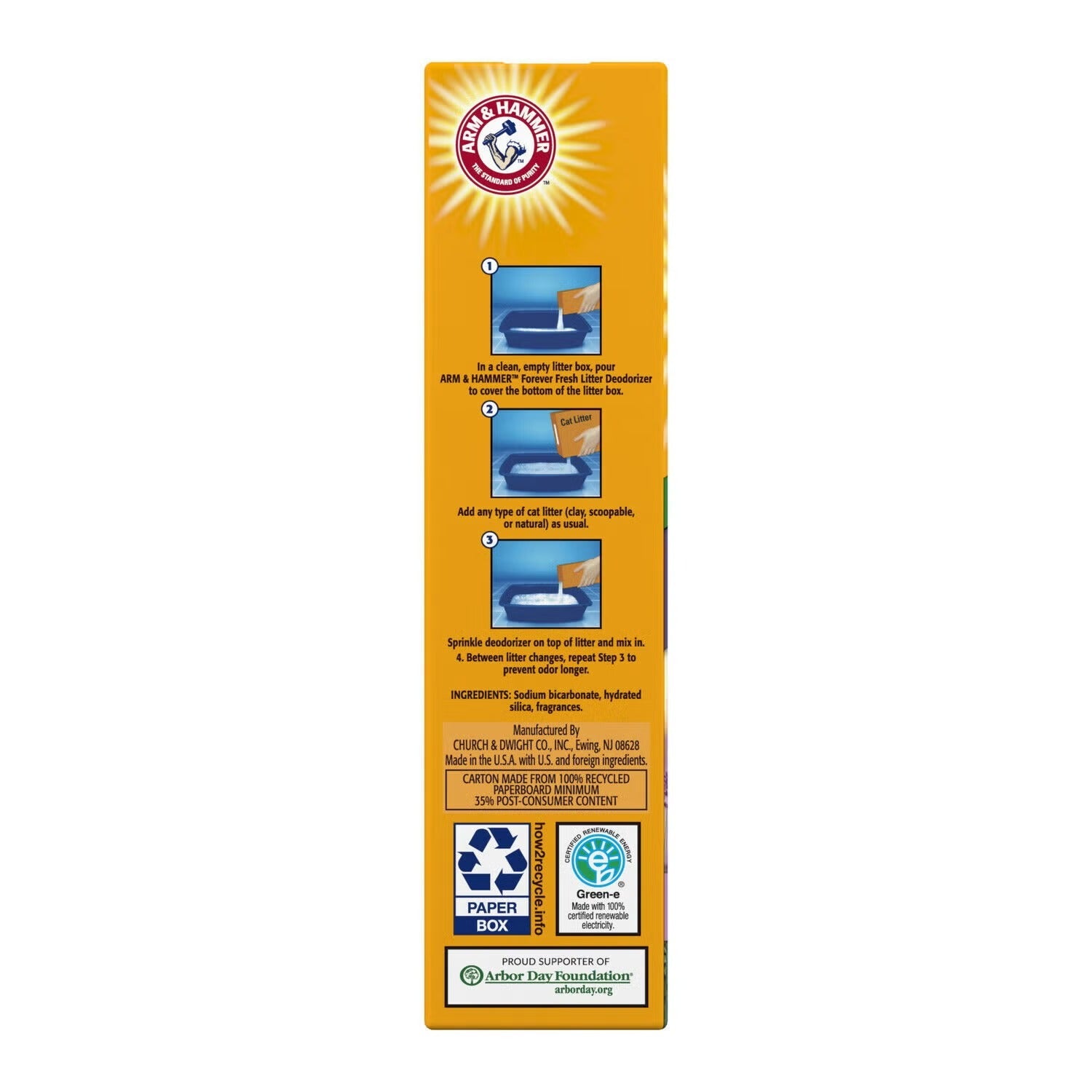 Arm & Hammer Odor Control Forever Fresh Cat Litter Deodorizer - 30oz/6pk