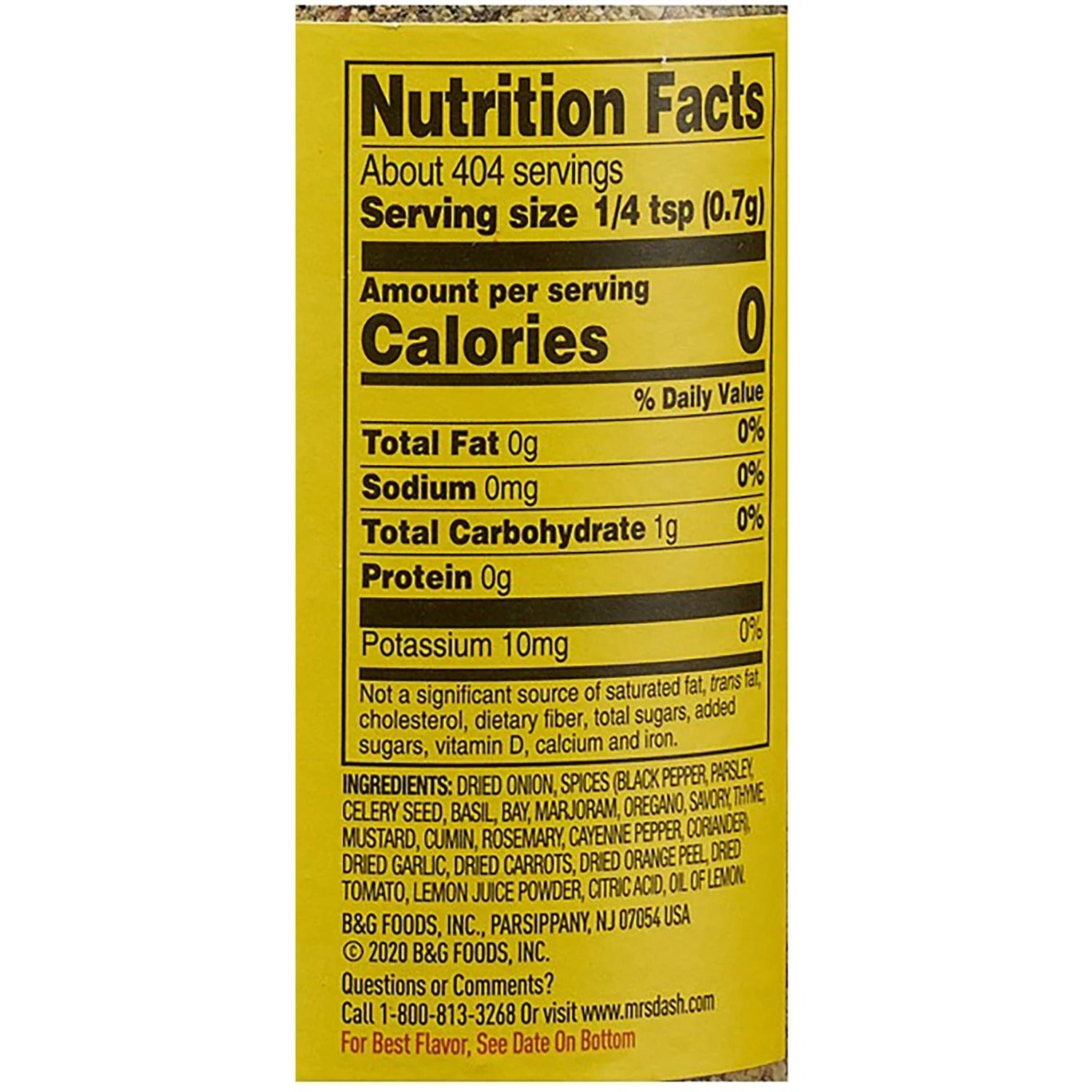 Mrs. Dash Original Seasoning - 10oz/1PK