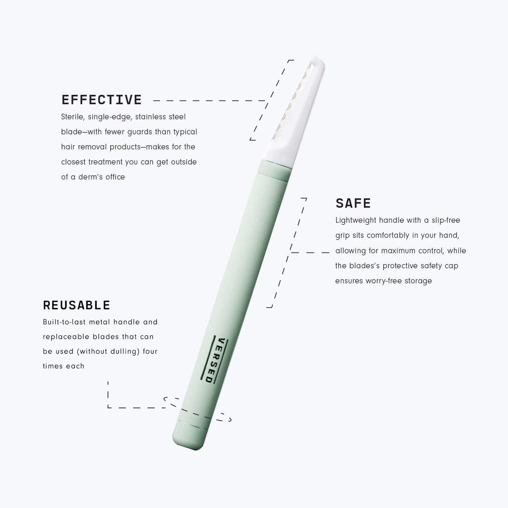 Versed Instant Gratification At-Home Dermaplaning Tool - 1ct/25pk