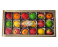 Bergen Marzipan Assorted Fruit 18 pc - 8oz/24pk
