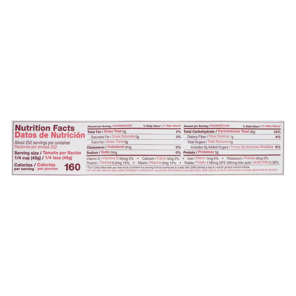 Carolina Enriched Extra Long Grain White Rice - 25lbs/1pk