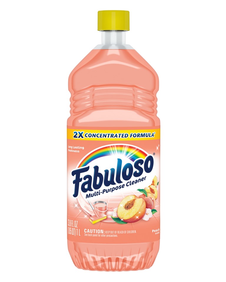 Fabuloso 2X Concentrated Formula Multi Purpose Cleaner Peach - 33.8oz/12pk