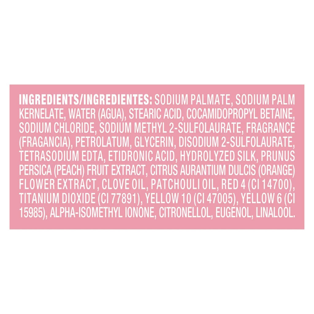 Caress Silkening Daily Silk Beauty Bar White Peach & Orange Blossom - 3.75oz/16pk
