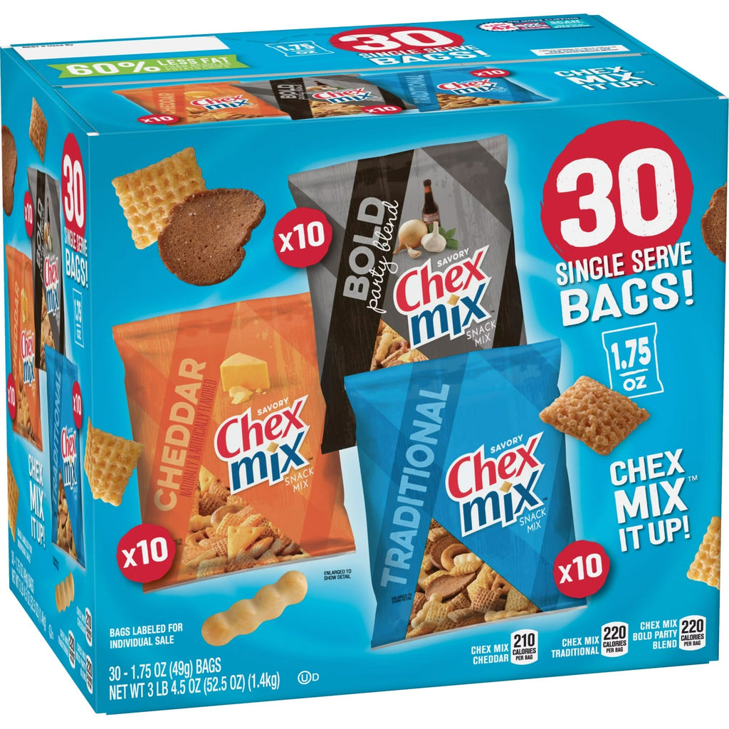 Chex Mix Classics Snack Mix - 1.75oz/30pk