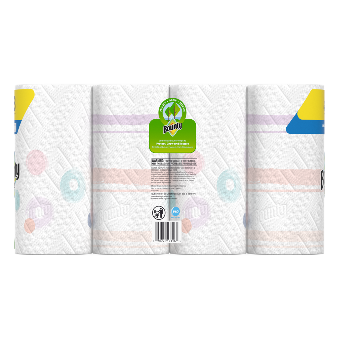Bounty Paper Towels Select-A-Size Print Double Rolls - (4x82)ct/6pk