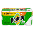 Bounty Paper Towels Full Sheet White 8 Double Plus Rolls 63 Sheets Per Roll - 8ct/1pk