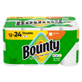 Bounty Paper Towels Full Sheet White Double Rolls - (12x50)ct/1pk