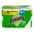 Bounty Paper Towels Select-A-Size White 6 Double Plus Rolls 103 Sheets Per Roll - 6ct/1pk