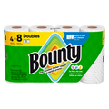 Bounty Paper Towels Select-A-Size White 4 Double Rolls 82 Sheets Per Roll - 4ct/6pk