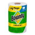 Bounty Paper Towels Select-A-Size White 1 Mega Roll 164 Sheets Per Roll - 1ct/12pk
