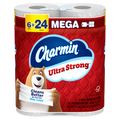 Charmin Toilet Paper Ultra Strong 6 Mega Rolls 2-Ply Bath Tissue 220 Sheets Per Roll - 6ct/4pk