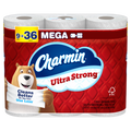 Charmin Toilet Paper Ultra Strong 9 Mega Rolls 2-Ply Bath Tissue 220 Sheets Per Roll - 9ct/4pk