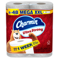 Charmin Toilet Paper Ultra Strong 6 Mega XXL Rolls 2-Ply Bath Tissue 440 Sheets Per Roll - 6ct/3pk