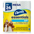 Charmin Essentials Soft Toilet Paper 6 Mega Rolls 330 Sheets Per Roll - 6ct/3pk