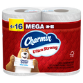 Charmin Toilet Paper Ultra Strong 4 Mega Rolls 2-Ply Bath Tissue 220 Sheets Per Roll - 4ct/8pk
