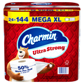 Charmin Toilet Paper Ultra Strong 24 Mega XL Rolls 2-Ply Bath Tissue 330 Sheets Per Roll - 24ct/1pk