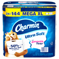 Charmin Ultra Soft Toilet Paper Mega XL Rolls 336 sheets per roll - 24ct/1pk