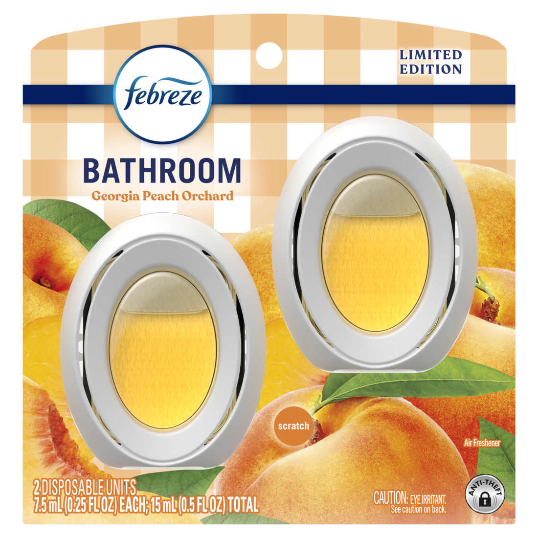 Febreze Small Spaces Air Freshener Georgia Peach US - 15ml/6pk
