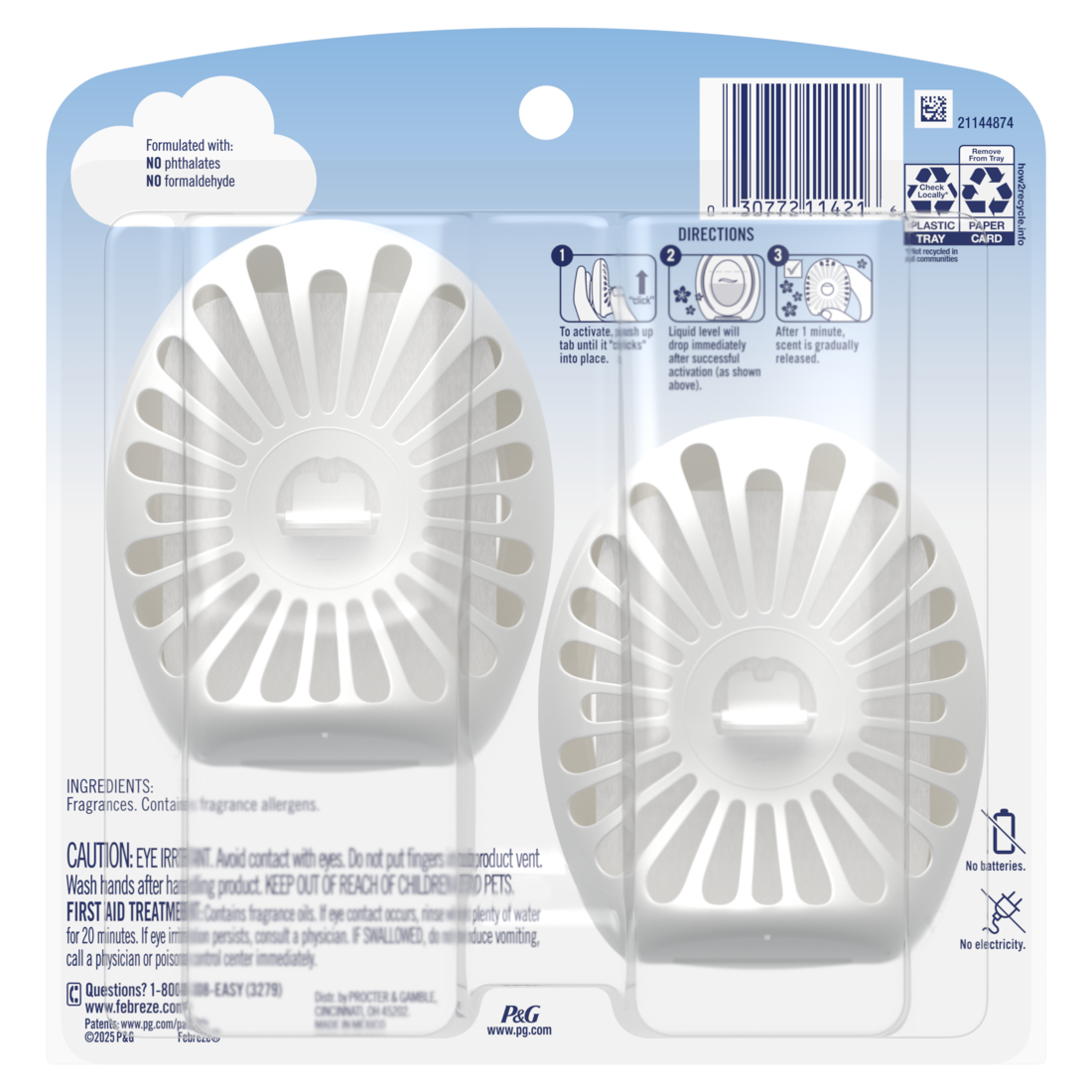 Febreze Small Spaces Air Freshener Georgia Peach US - 15ml/6pk