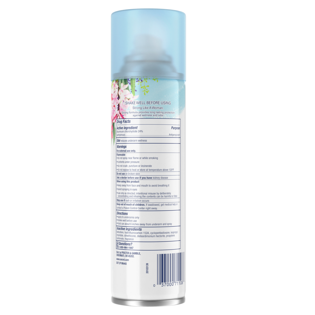 Secret Aerosol Antiperspirant And Deodorant Powder Fresh - 6oz/12pk