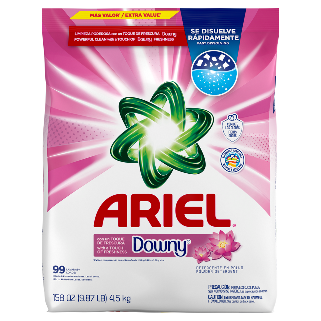 Ariel With A Touch Of Downy Freshness Powder Laundry Detergent 4.5kg 99 Loads - 158oz/2pk