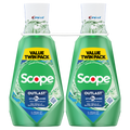 Crest Scope Outlast Mouthwash Fresh Mint Twin Pack - (2x33.8)oz/3pk